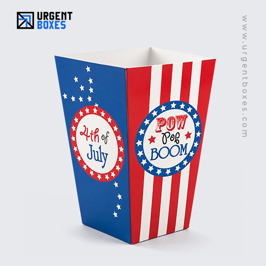 july 4th popcorn packaging boxes
