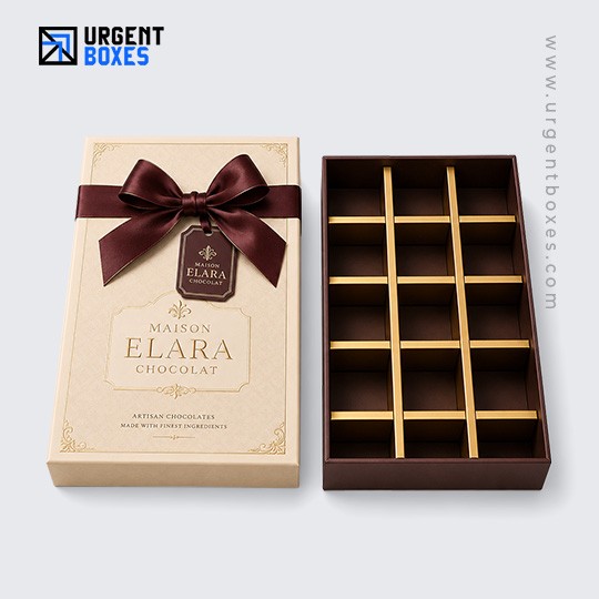 premium chocolate gift boxes empty