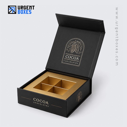 custom size empty chocolate boxes