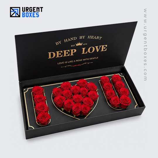 Custom Flower Letter Boxes