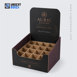 display boxes with die cut insert