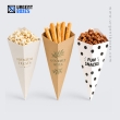 custom paper snack cones