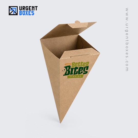 kraft printed snack cones