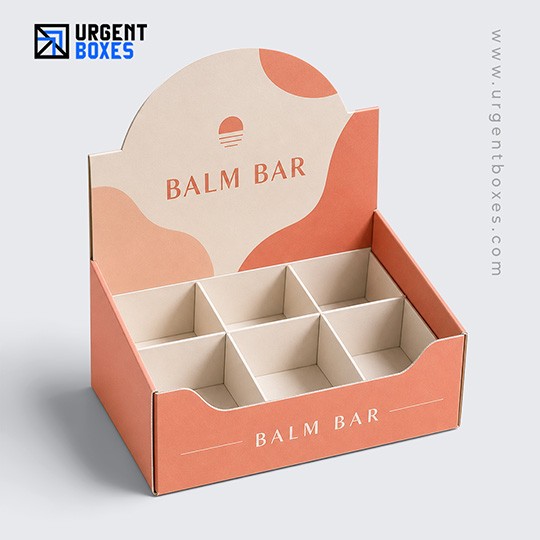 die cut lip balm display boxes