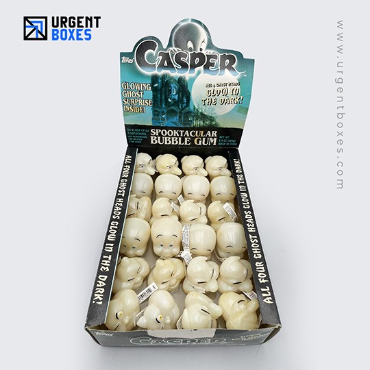 custom cardboard bubble gum display box