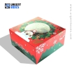clear window cupcake boxes christmas