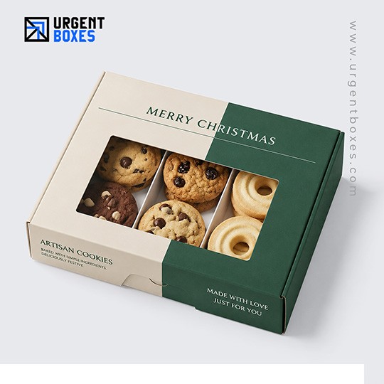 christmas cookie boxes for bakery