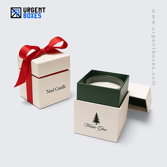 christmas candle gift boxes