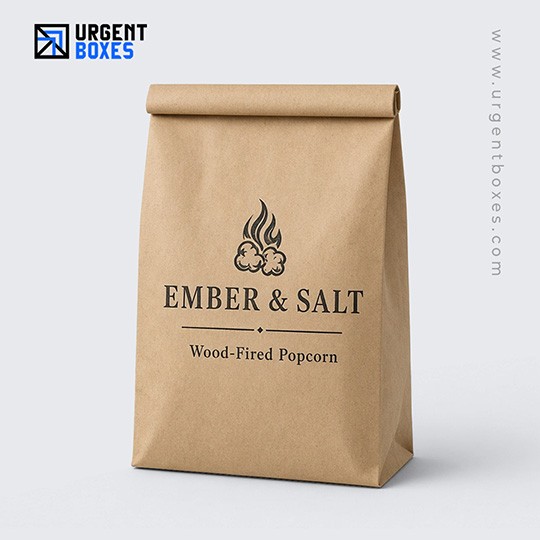 eco-friendly kraft popcorn bags