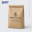 eco-friendly kraft popcorn bags