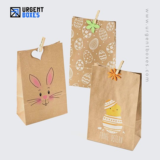 kraft easter bags