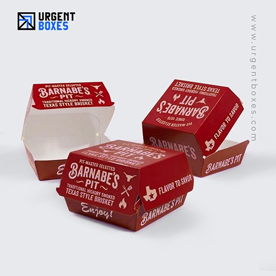custom mini burger boxes