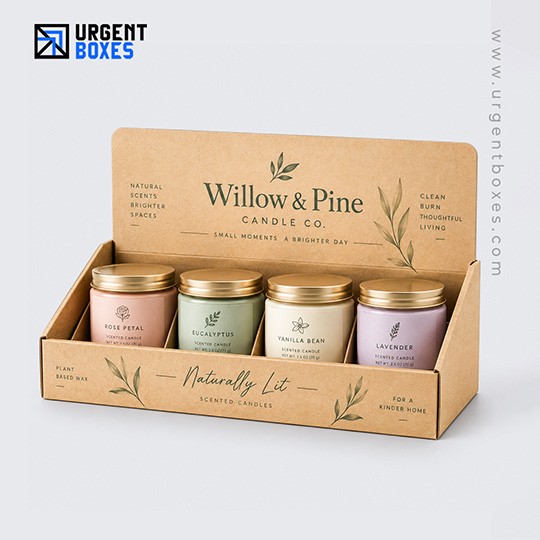 jar candle display boxes