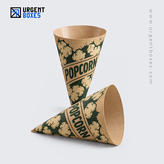 eco friendly popcorn cones