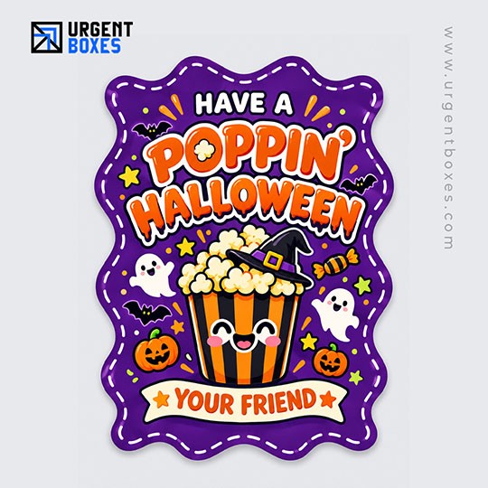 printed popcorn labels