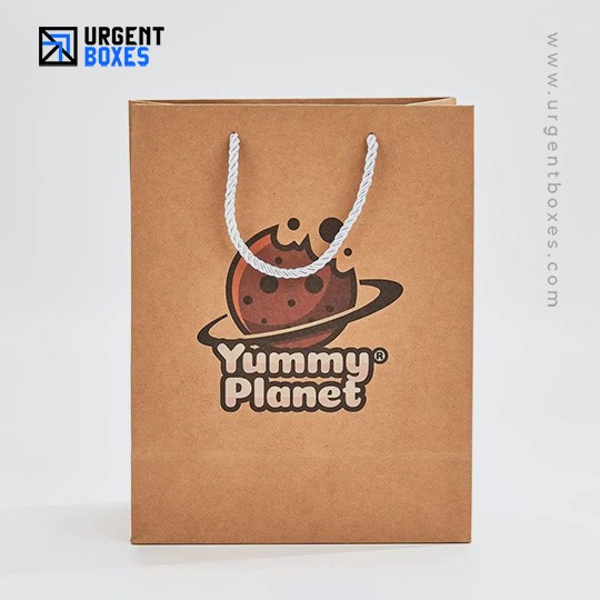 custom kraft paper bags with handles