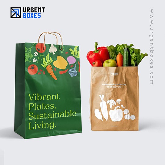 Custom Grocery Paper Bags