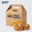 Brown Bagel Box Gable Style