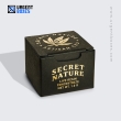 luxury CBD boxes with gold foil