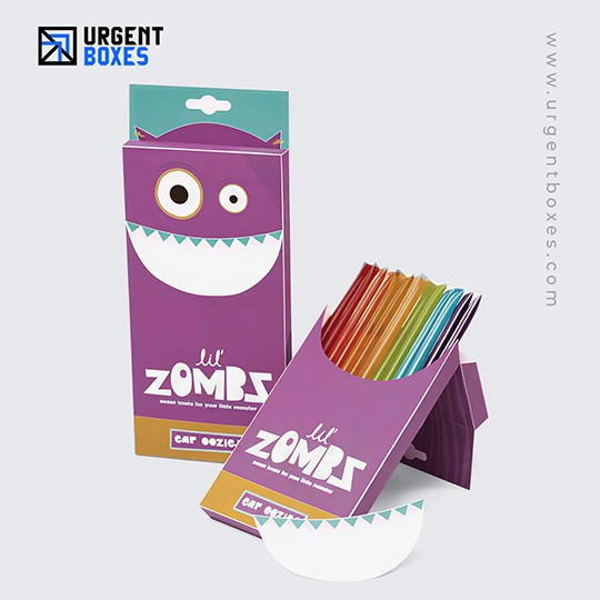 Pencil Packaging Boxes with Hang Tabs