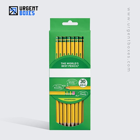 Paperboard Pencil Hang Tab Boxes