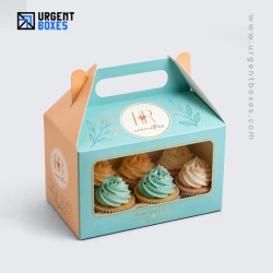 cardboard bakery boxes with handles